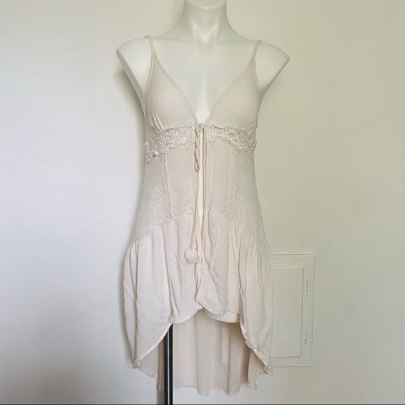 Boho Open Front Tank Top / Beach Cover . - Picture 1 of 10